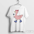 Classic Pink Duck Funny T Shirts Unisex