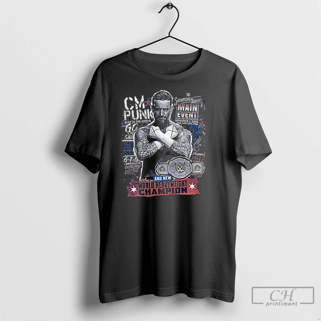 Classic Cm Punk And New World Heavyweight Champion Unisex