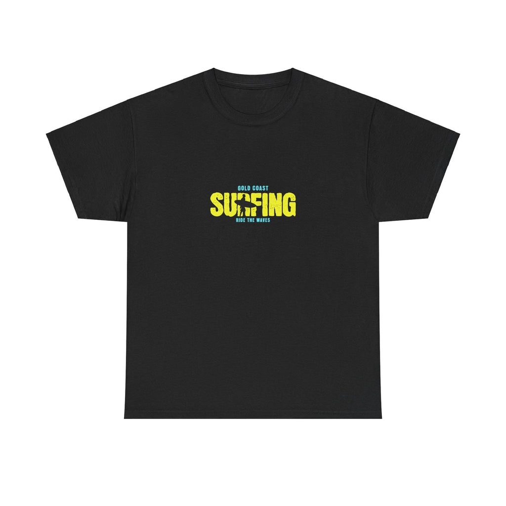Surfing Vibes GOLD COAST AUSTRALIA Unisex Heavy Cotton Tee, Surfer Gift Unisex