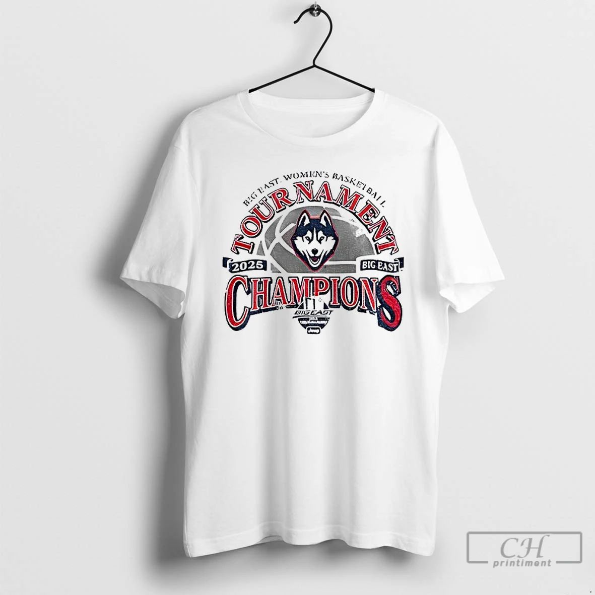 Premium Uconn Womens Basketball 2024 25 Big East Wbb Tournament Champions T Shirts Unisex