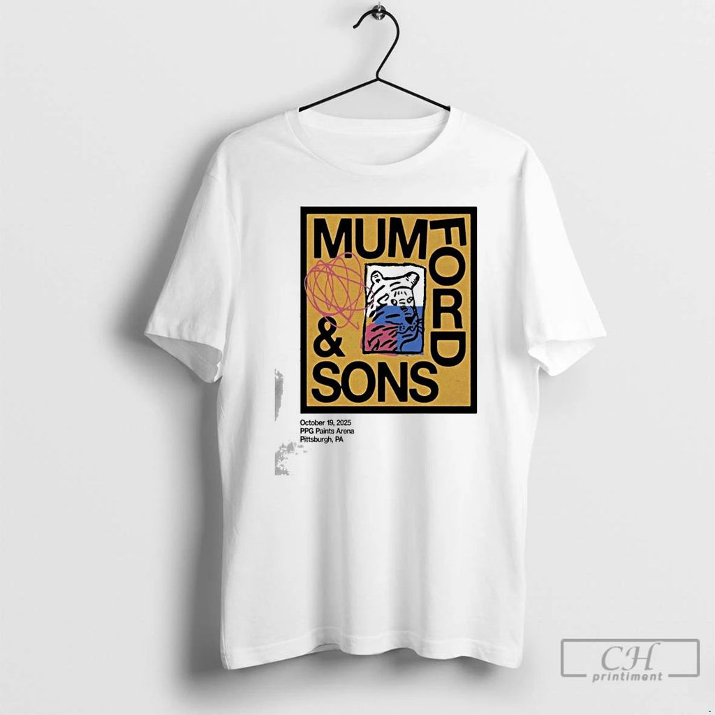 Classic Mumford And Sons Pittsburgh Pa October 19 2025 T Shirts Unisex