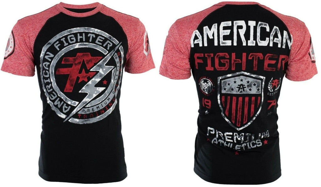 AMERICAN FIGHTER Mens Allen Black Red L-3XL NWT Unisex