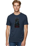 Cat-On-Throne Mens Graphic Tee, 100% Cotton, Casual Summer Wear Unisex