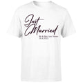 Mr & Mrs Just Married Anniversary Gift for Wife Husband Matching Tshirt#Or#P1#A Unisex