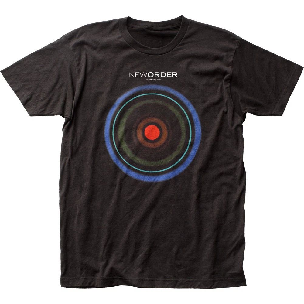 New Order Blue Monday Mens T Shirt Music Classic Concert Rock Band New Black Unisex