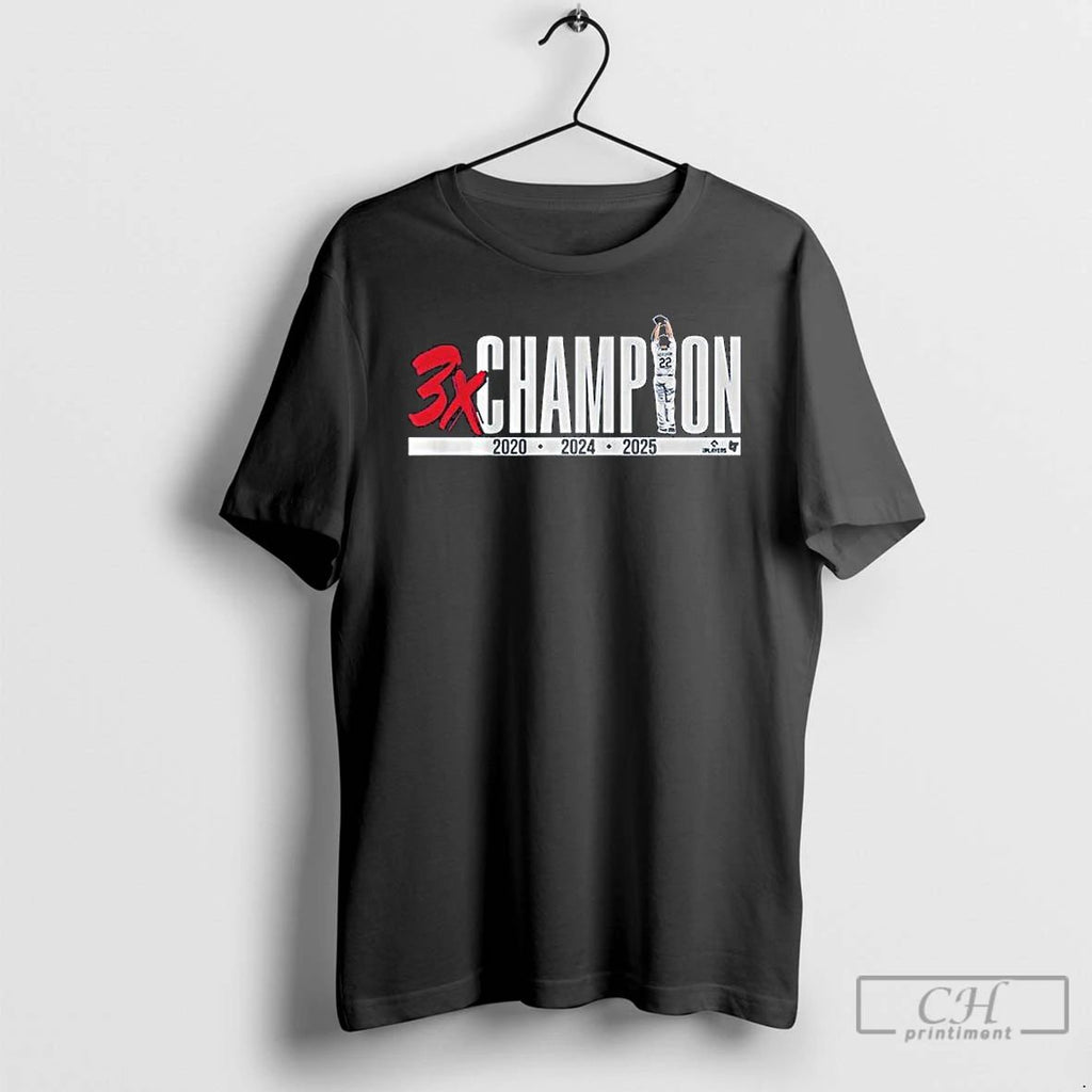 Classic Clayton Kershaw Three Time Champion 2025 Long Sleve T Shirts Unisex