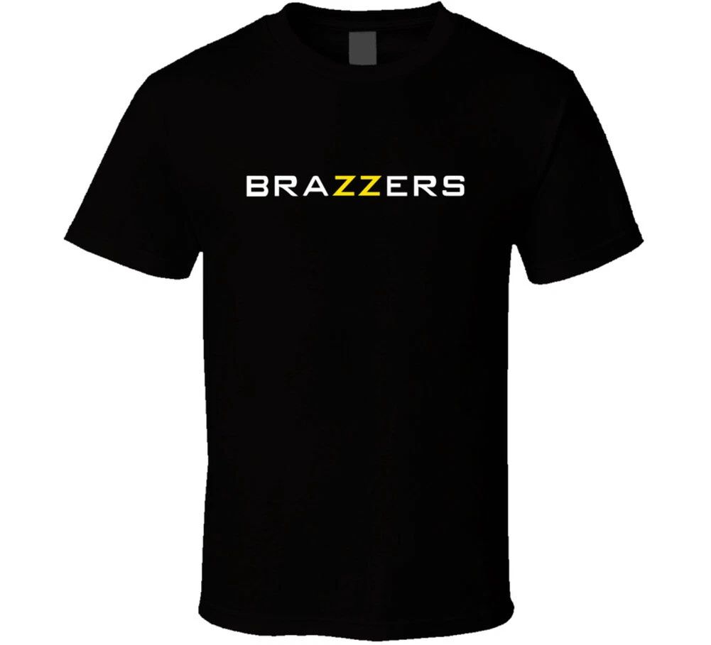 Brazzers T Shirt Porno Website Black Geek Nerdy Gift Tee Unisex