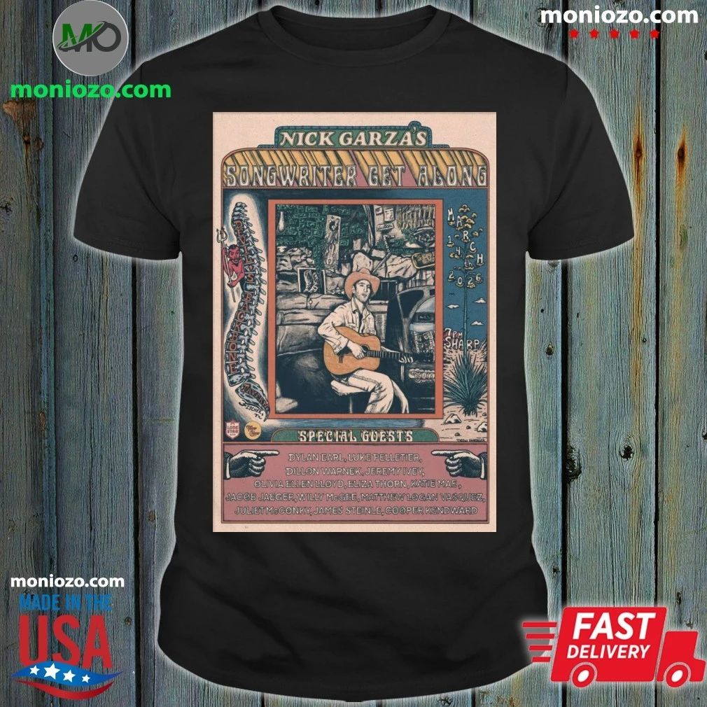 Original Mar 14 2026 Nick Garza’s Concert Poster Shirt Unisex