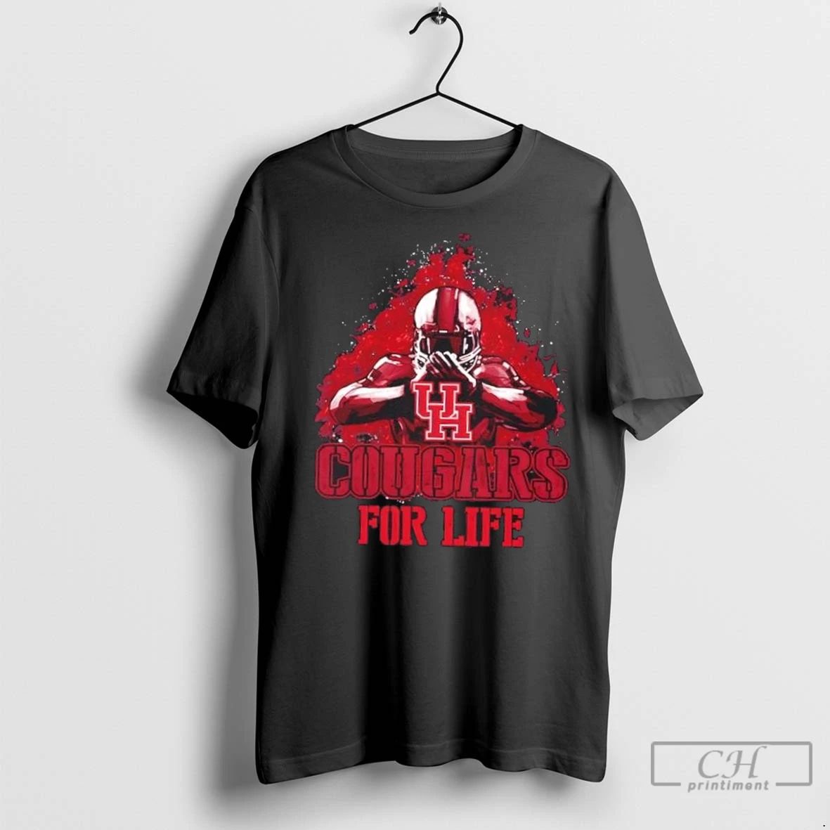 Premium Houston Cougars Football For Life Unisex