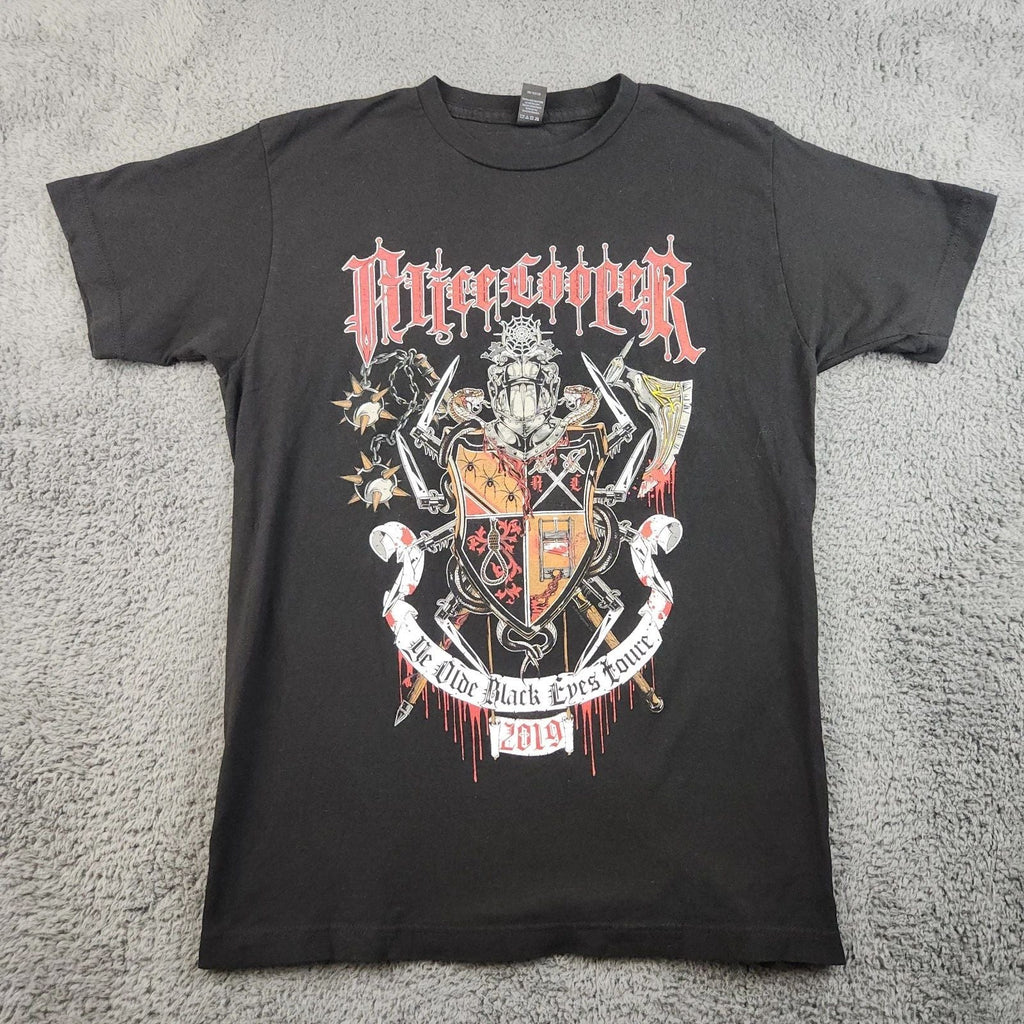Men's Concert Tour Shirt Medium Alice Copper Glam Rock Retro Band Music Tee Unisex