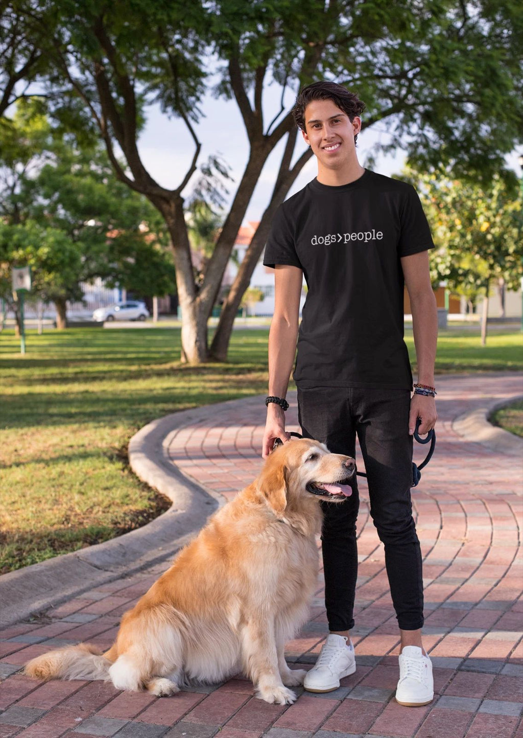 Dogs Greater Than People Mens Ladies Adult Dog Lover Pet Owner Gift Unisex