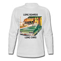 Retro Surf Sleeve Long Boards Long Cars Classic Surf Board Tee Malibu Unisex