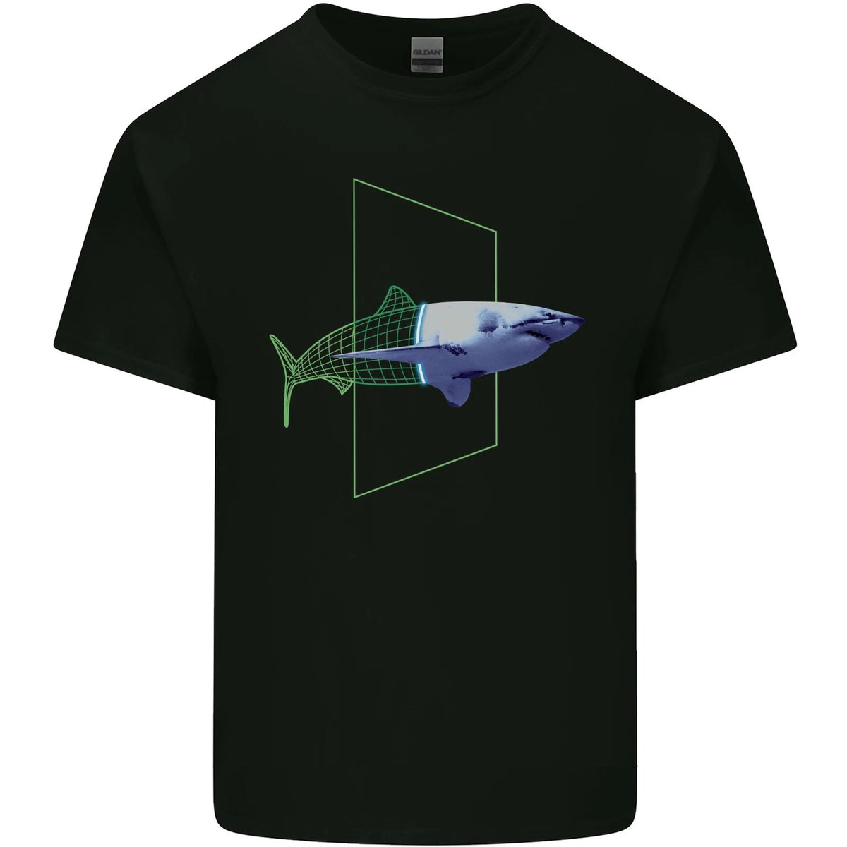 A SCI-FI Shark Mens Light Cotton Unisex