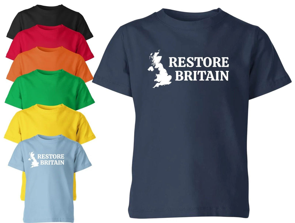 Restore Britain Unisex T Shirt Rupert Lowe Politics Patriot British Pride Unisex