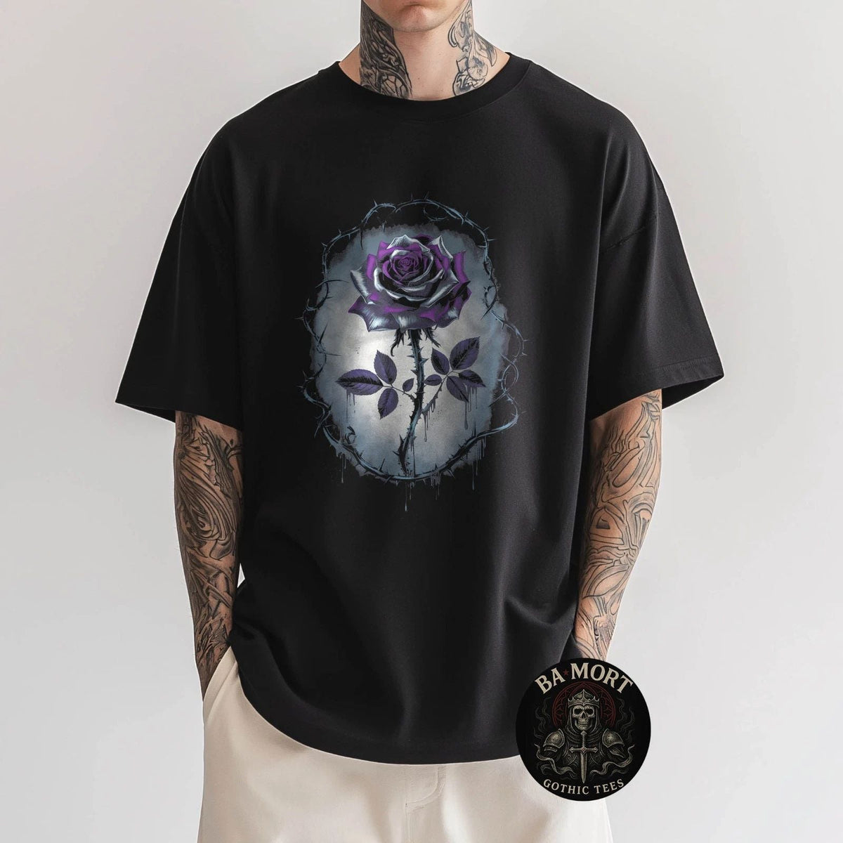 Rose Sad Goth Emo Aesthetic Unisex
