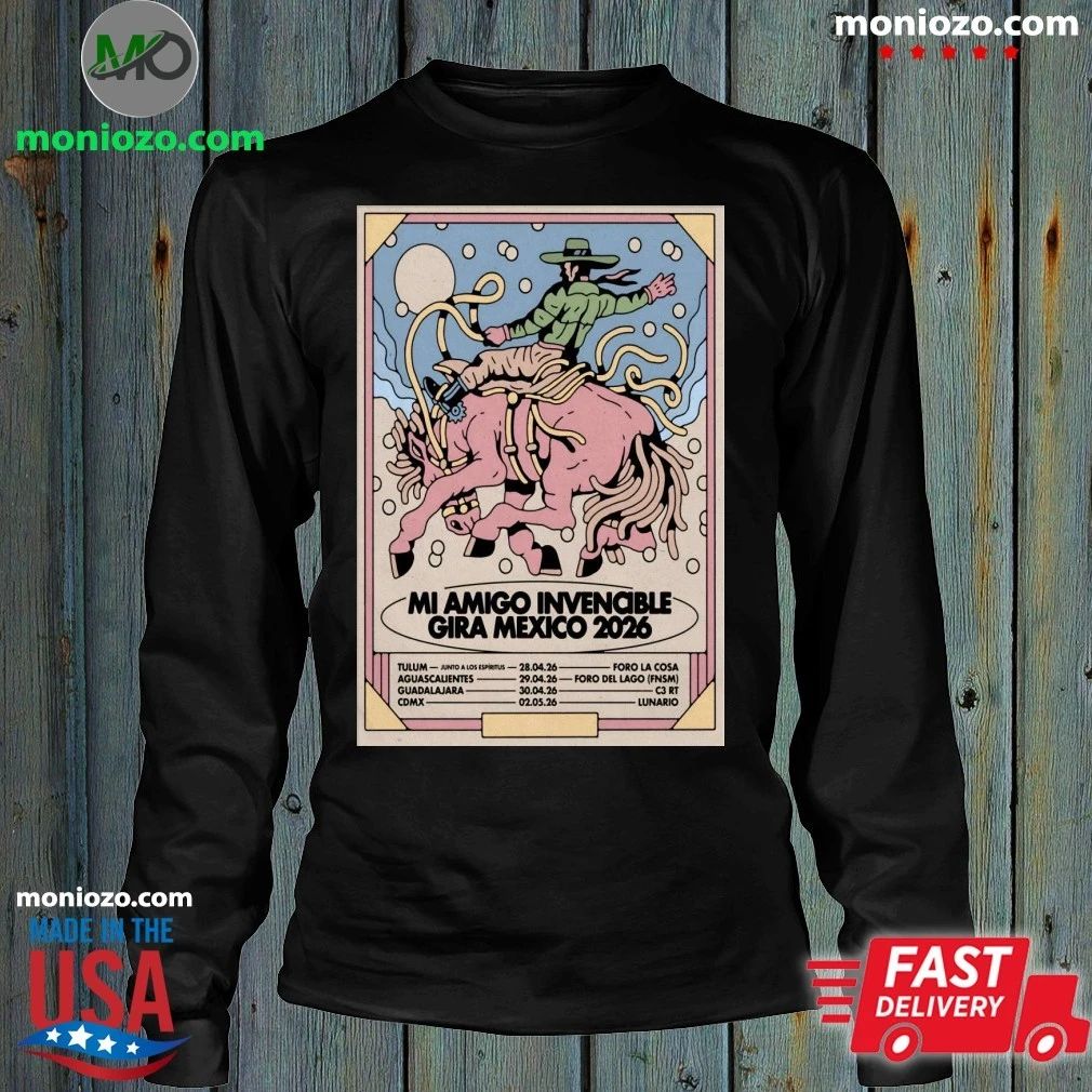 Mi Amigo Invencible 2026 Gia Mexico Tour Poster Shirt Unisex