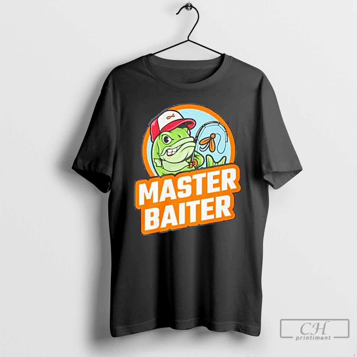 Premium Salmon Fishing Master Baiter Logo T Shirts Unisex