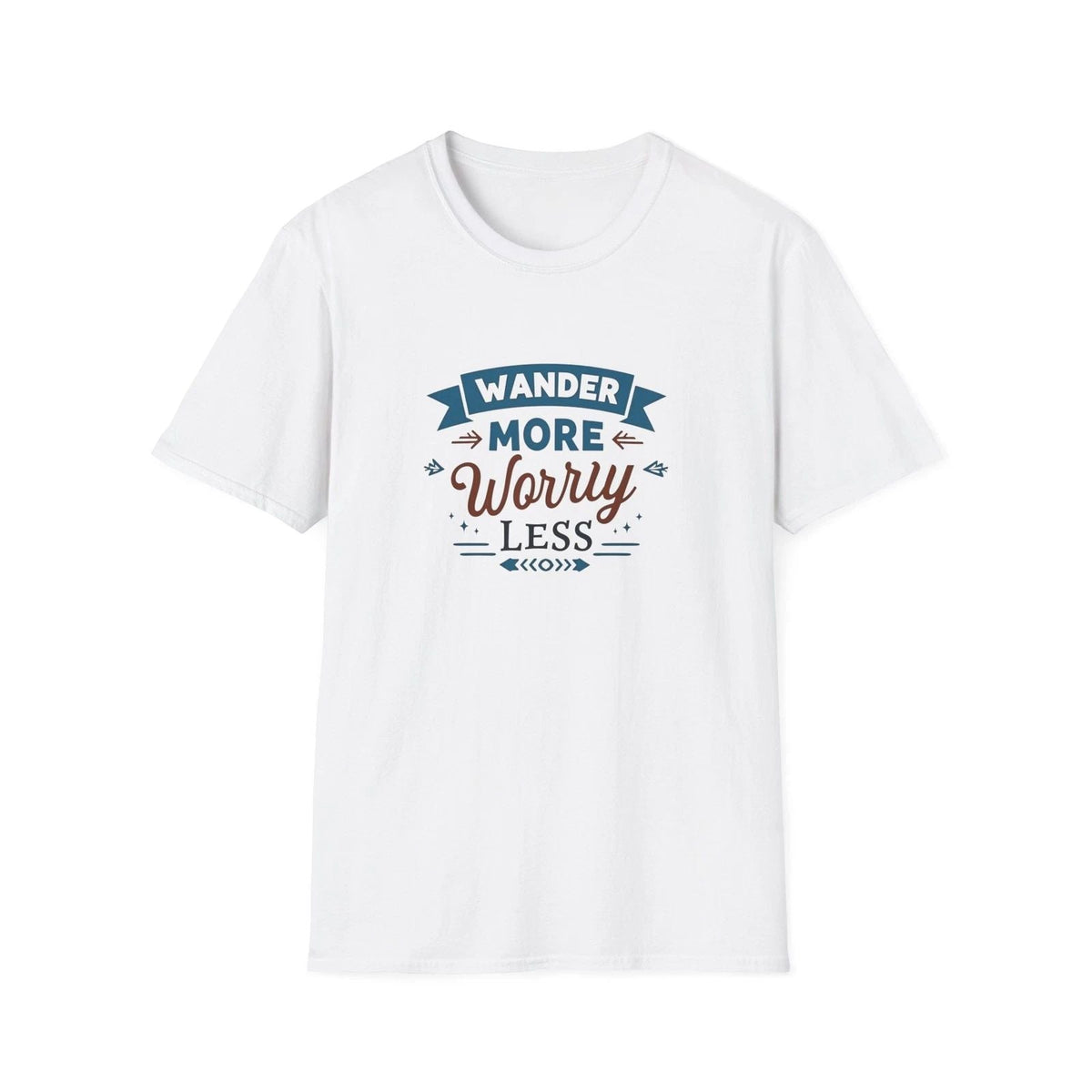 Wander More Worry Less | Travel Quote Tee Unisex