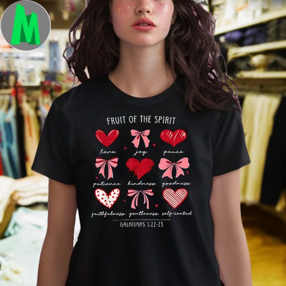 Fruit Of The Spirit Christian Hearts Galatians 5 22-23 Shirts Unisex