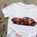 VINTAGE FERRARI 250 GTO CAR JERSEY | ALL SIZES Unisex