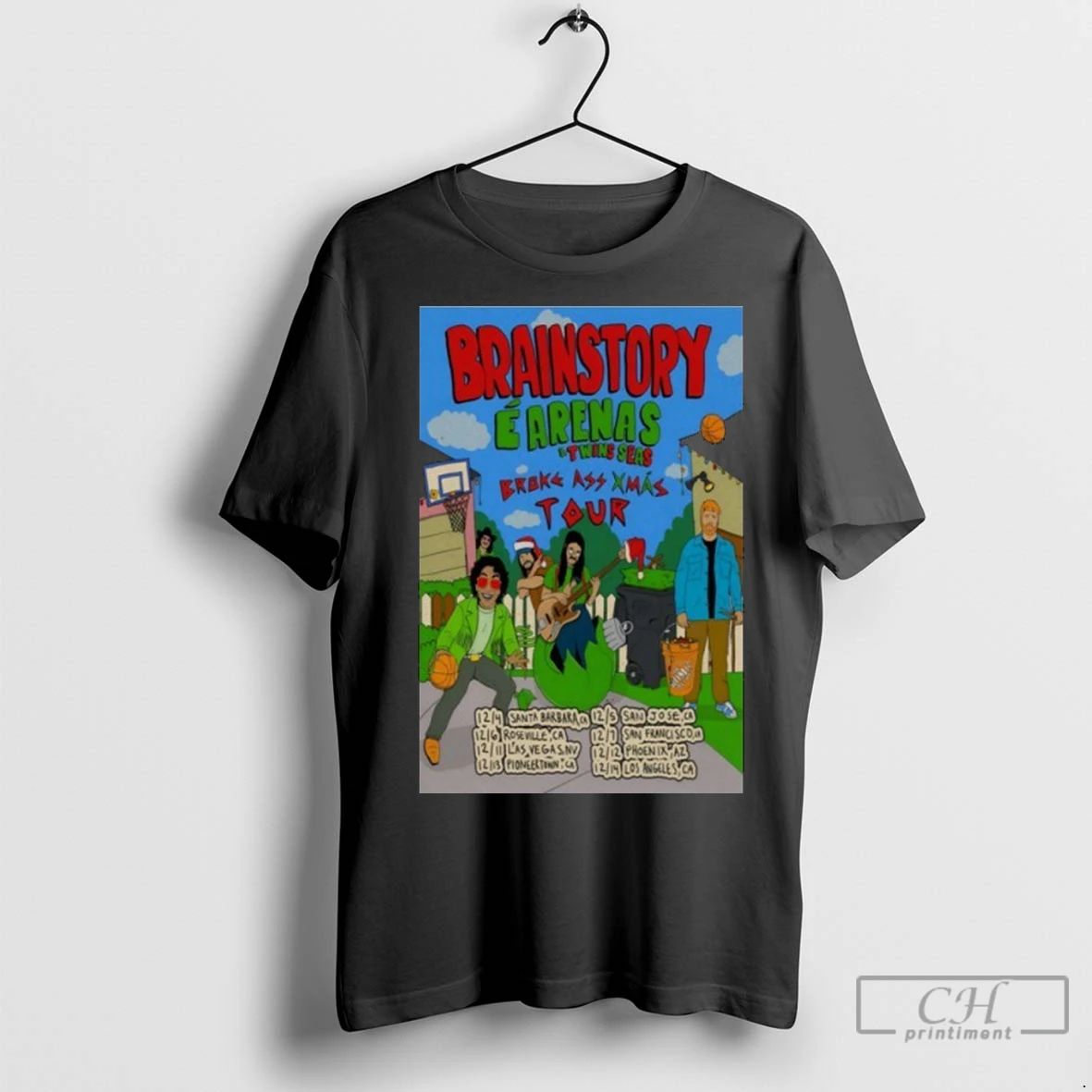 Premium Brainstory And Twin Seas Broke Ass Xmas Tour 2025 Unisex