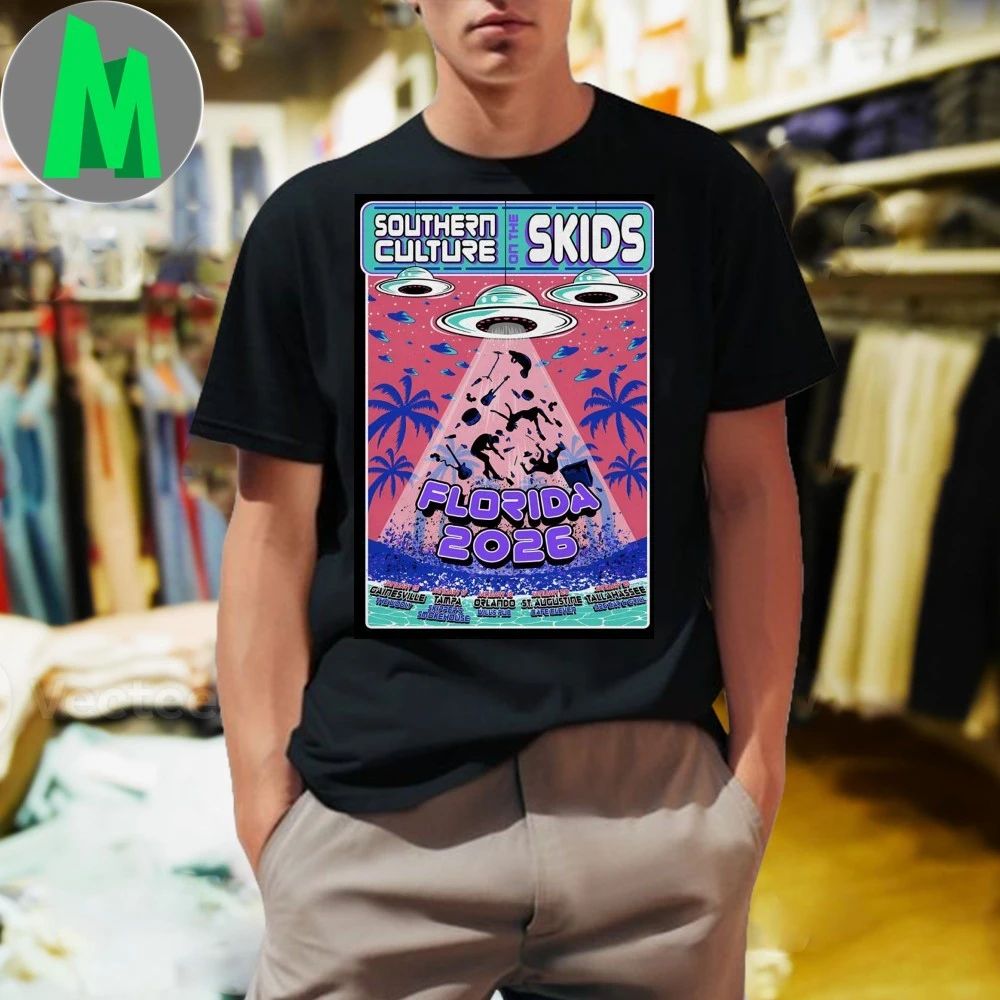 Southern Culture The Skids Florida Tour 2026 Poster Shirt Unisex