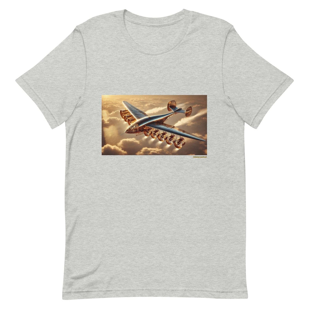 Graphic Print missterysolved SkyLoom – Steampunk Futuristic Aircraft Unisex