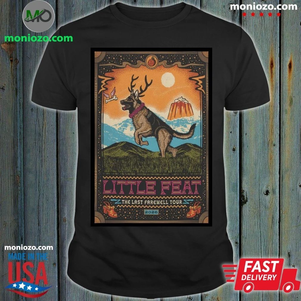 Little Feat The Last Farewell Tour 2026 Poster Shirt Unisex