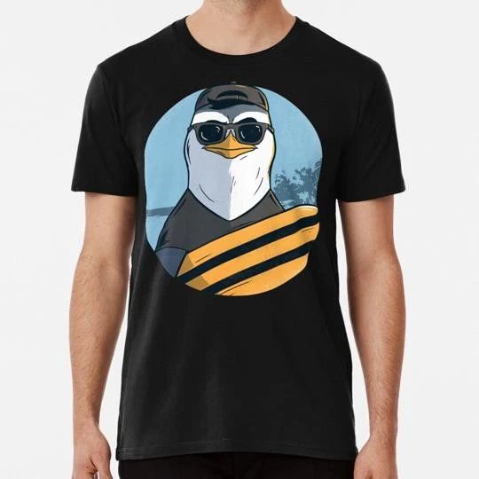 Surf Penguin Size S to 5XL Made in the USA Unisex