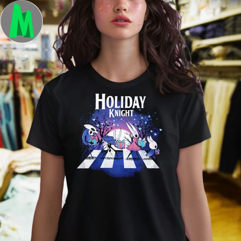Hollow Knight The Knight, Hornet, Quirrel And Zote Holiday Knight Shirt Unisex