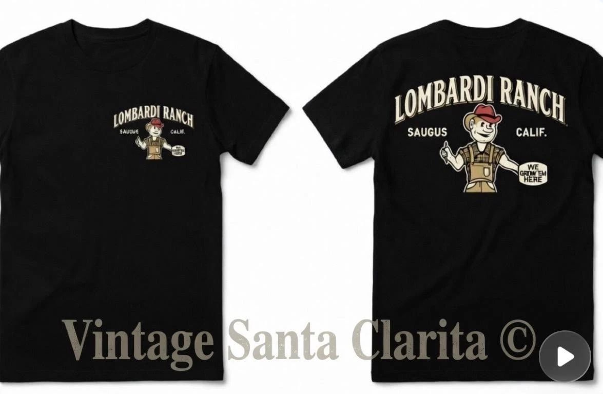 LOMBARDI RANCH VINTAGE LOGO - SAUGUS CALIF`SANTA CLARITA Unisex