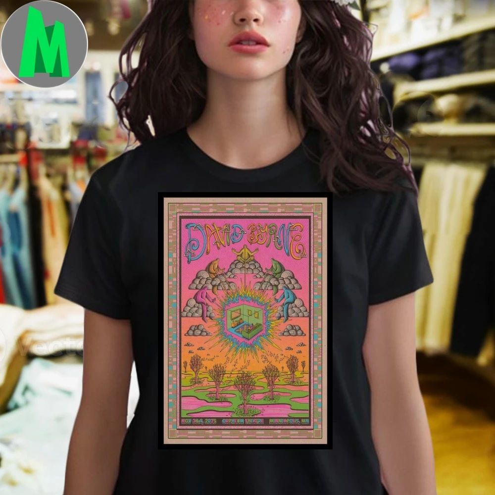 David Byrne Orpheum Theatre Minneapolis, MN Poster Shirt Unisex
