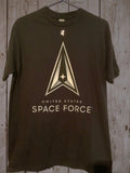 NWOT - UNITED STATES SPACE Insignia Adult Size M Black Short Sleeve Tee Unisex