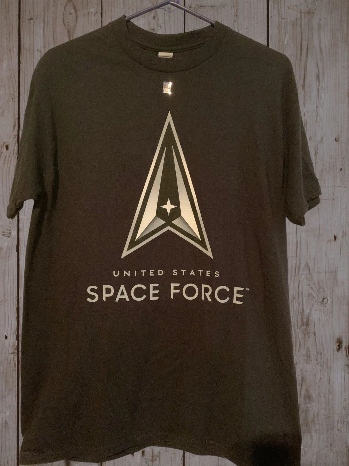 NWOT - UNITED STATES SPACE Insignia Adult Size M Black Short Sleeve Tee Unisex
