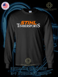 New TIMBERSPORTS Chainsaw Logo Men's American Long Sleeve Dotees Unisex