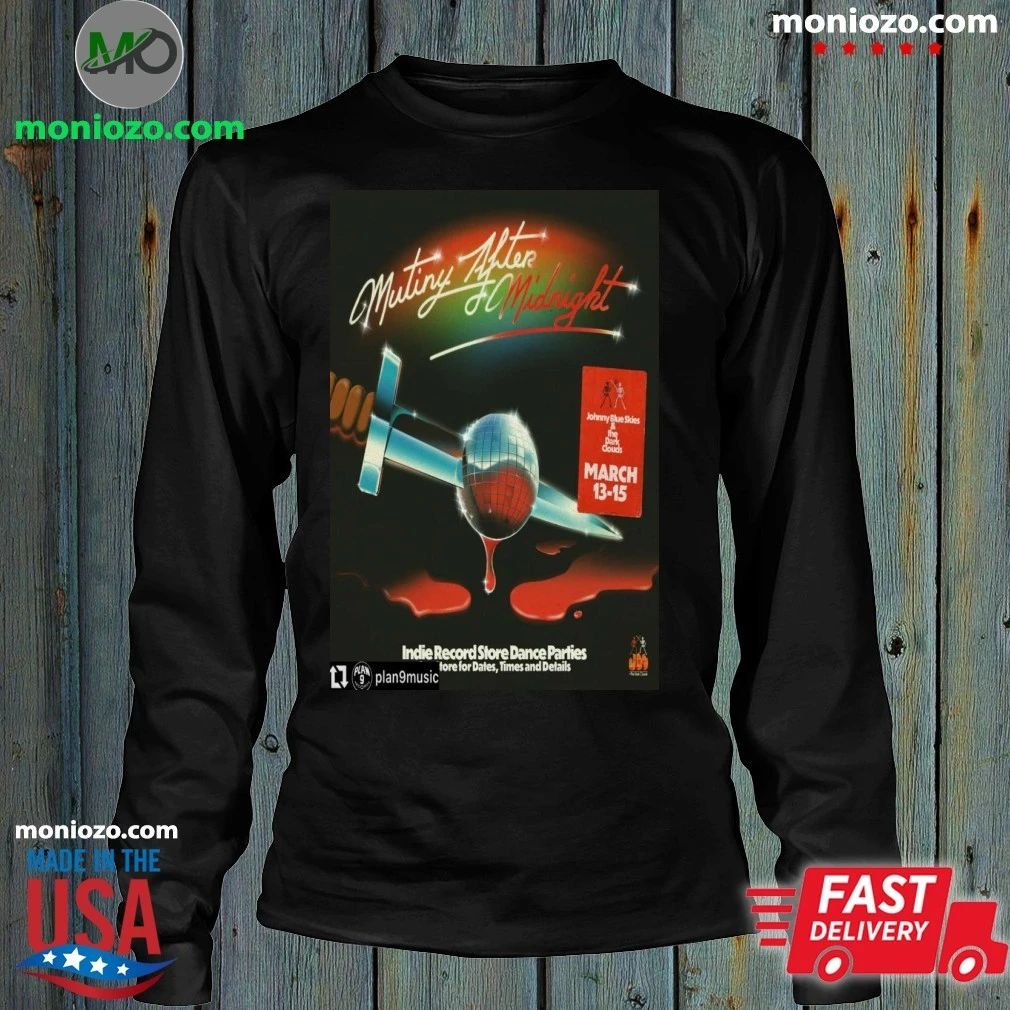 Johnny Blue Skies & The Dark Clouds Poster Mutiny After Midnight Mar 13-15 2026 Shirt Unisex