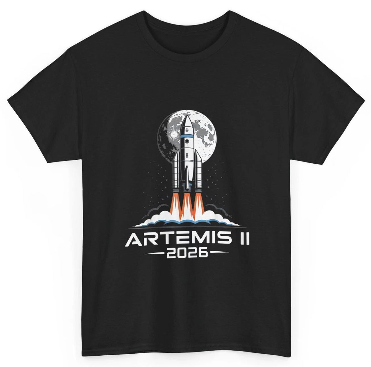 Artemis II Back to the Moon 2026 Women Men Space Lovers Shirt Unisex