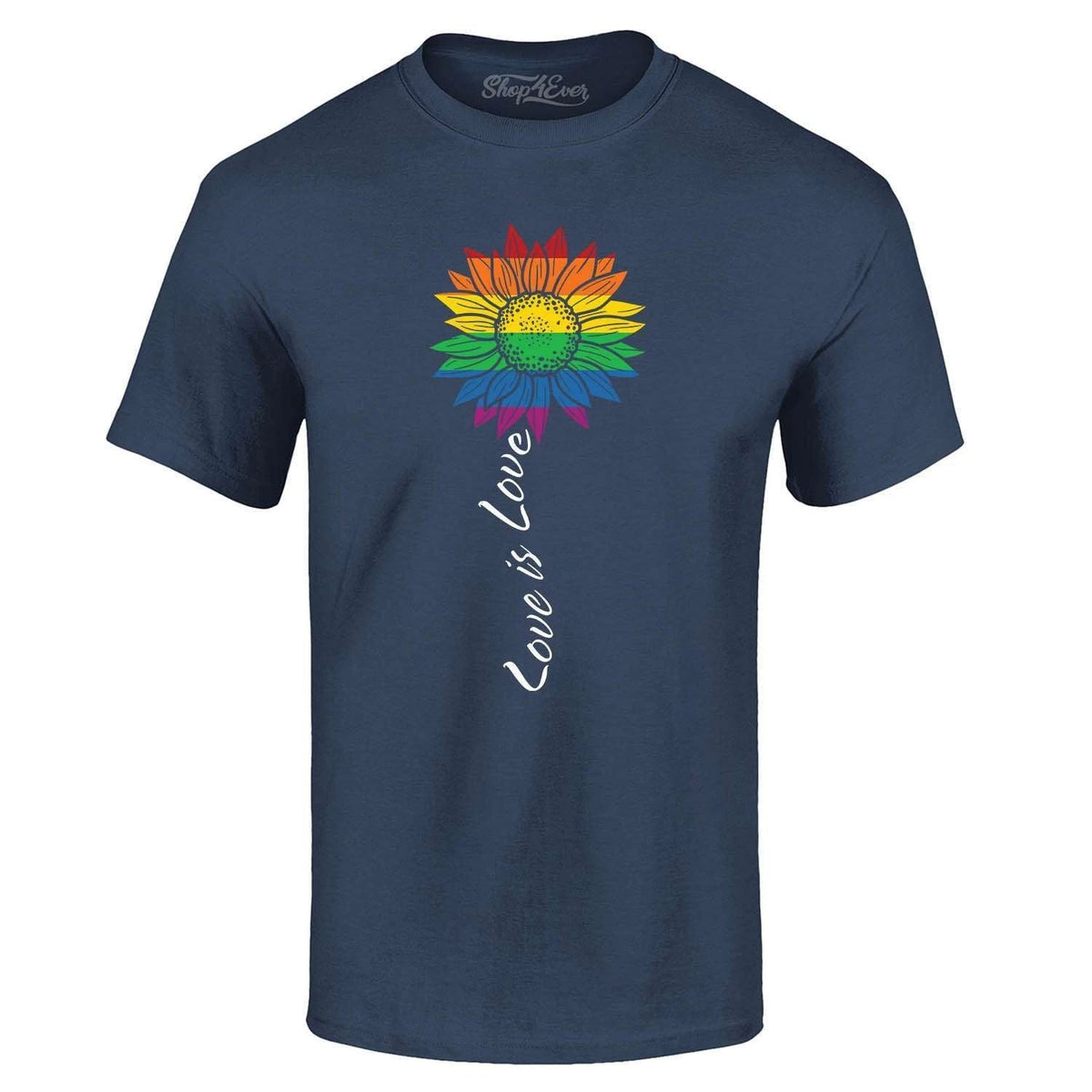Love is Love Rainbow Flower Gay LGBTQ Pride Pride Shirts Unisex