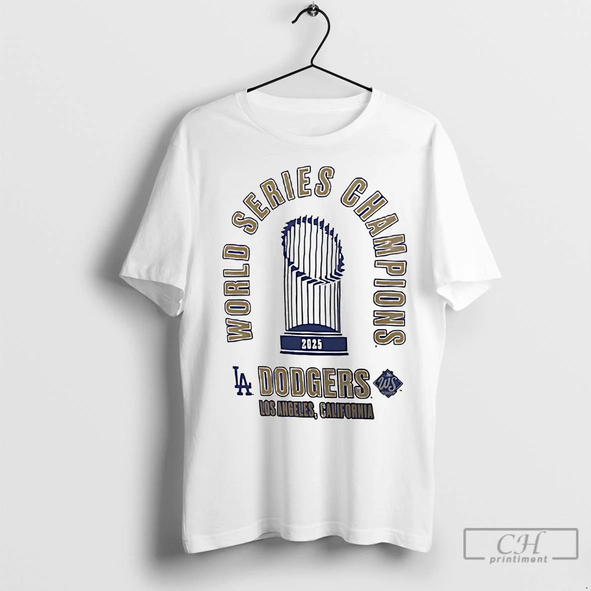 Classic La Dodgers World Series Champions Trophy 2025 Unisex