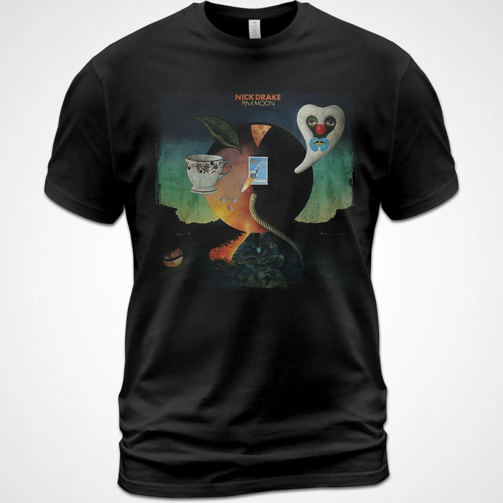 Cotton Nick Drake Pink Moon Album Tee Pink Moon Place to Be Road Unisex
