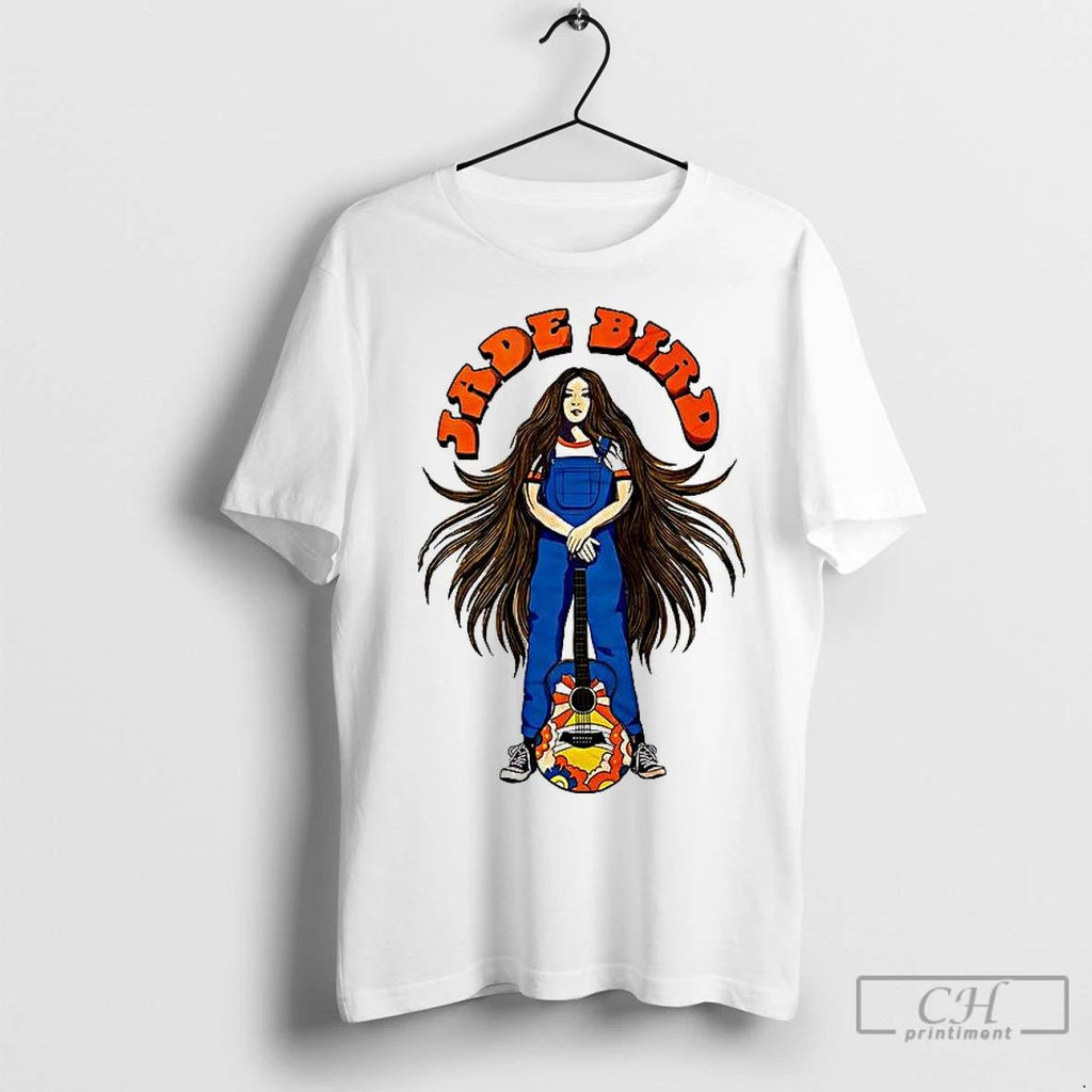 Premium Jade Bird Cartoon Guitar Unisex