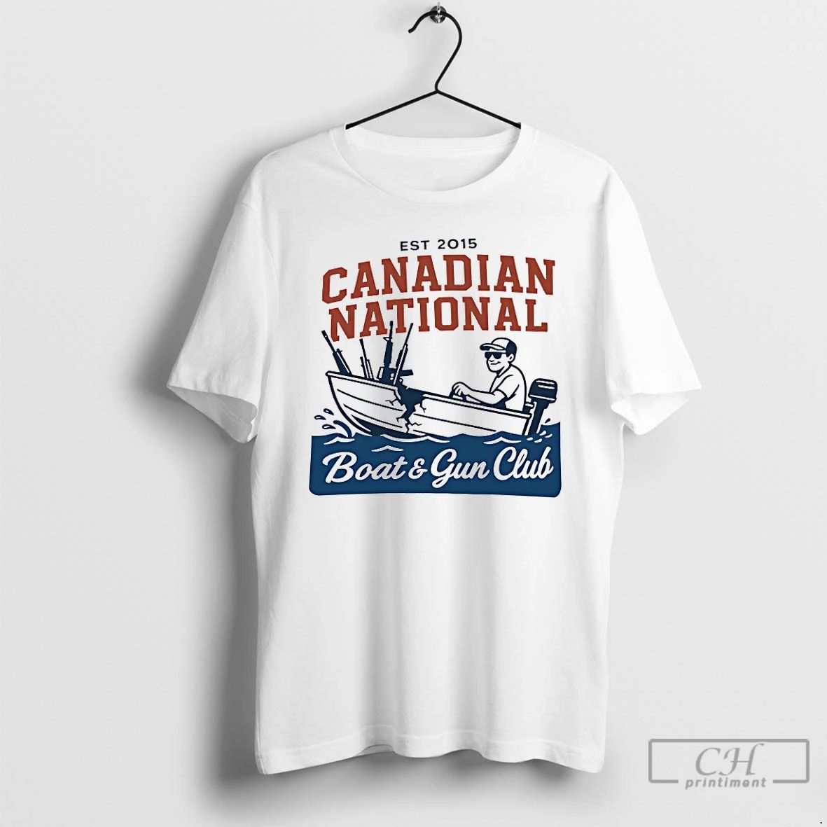Classic Canadian National Boat And Gun Club T Shirts Unisex