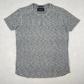 Wings + Horns Mens Slub Cotton T Shirt Sz L Heather Gray Raw Hem Minimalist Unisex