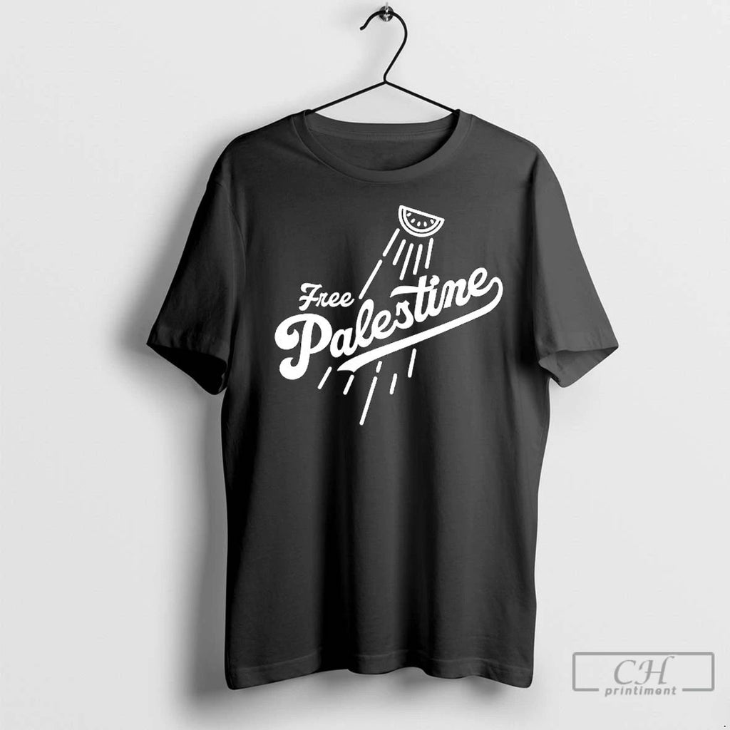 Classic Free Palestine X Los Angeles Dodgers Watermelon Logo Unisex