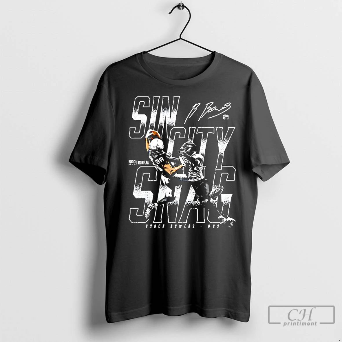 Premium Brock Bowers Las Vegas Sin City Snag Signature Unisex