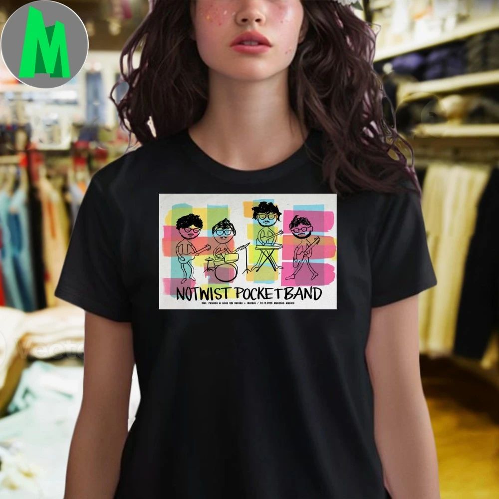 Original The Notwist Pocketband Munchen Ampere Dec 19 2025 Poster Shirt Unisex