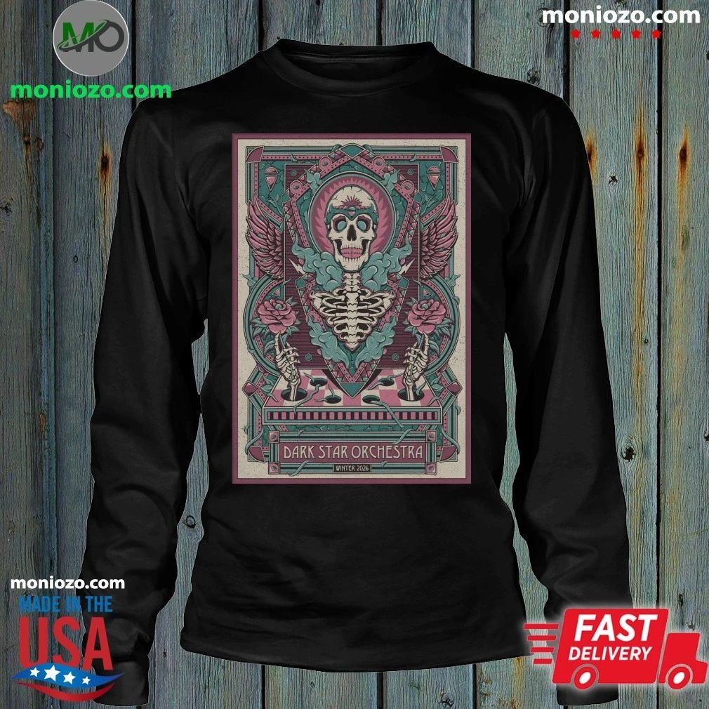 Dark Star Orchestra Poster Winter 2026 Shows Shirt Unisex