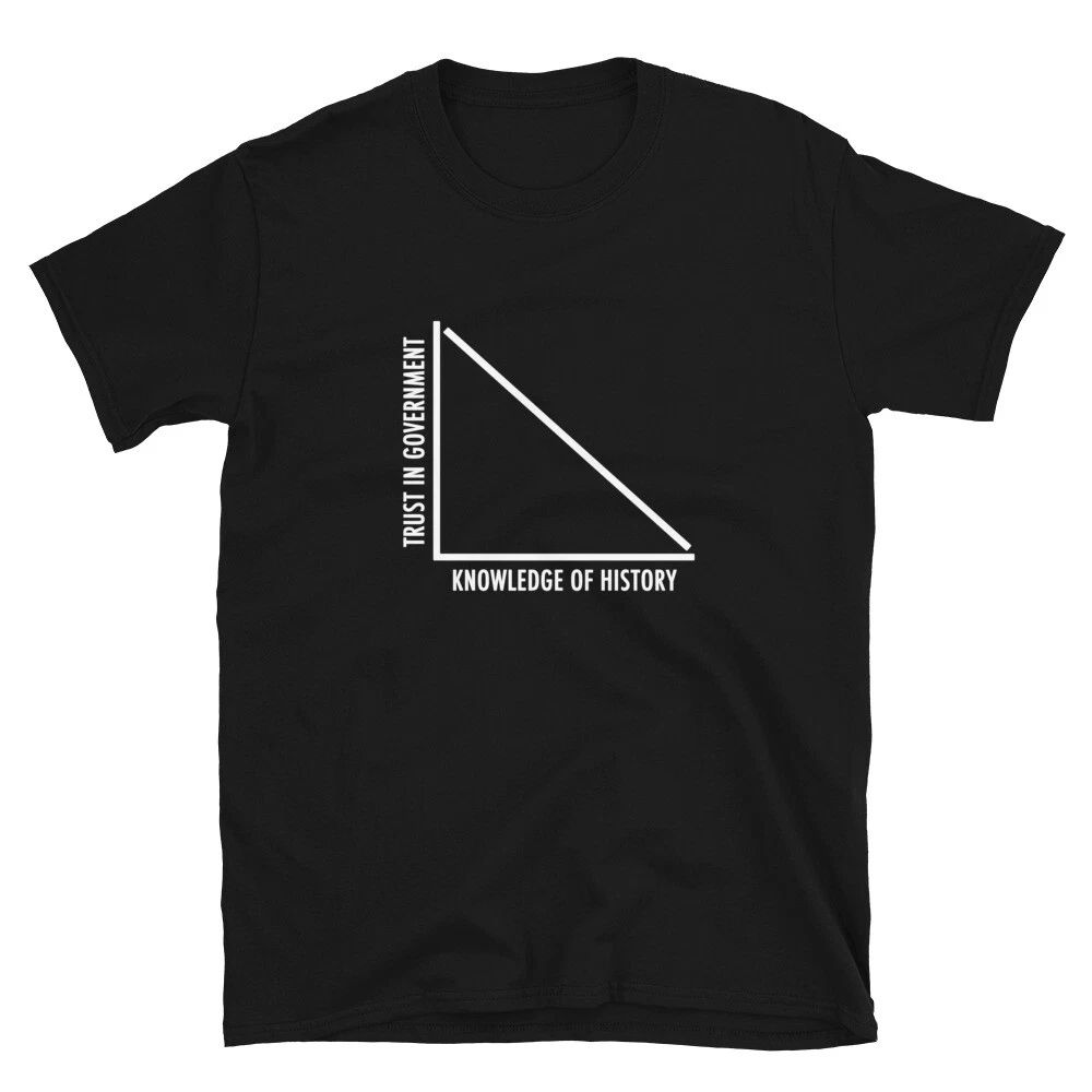 Libertarian Anti Statism White Funny Nerdy Gift Tee Unisex