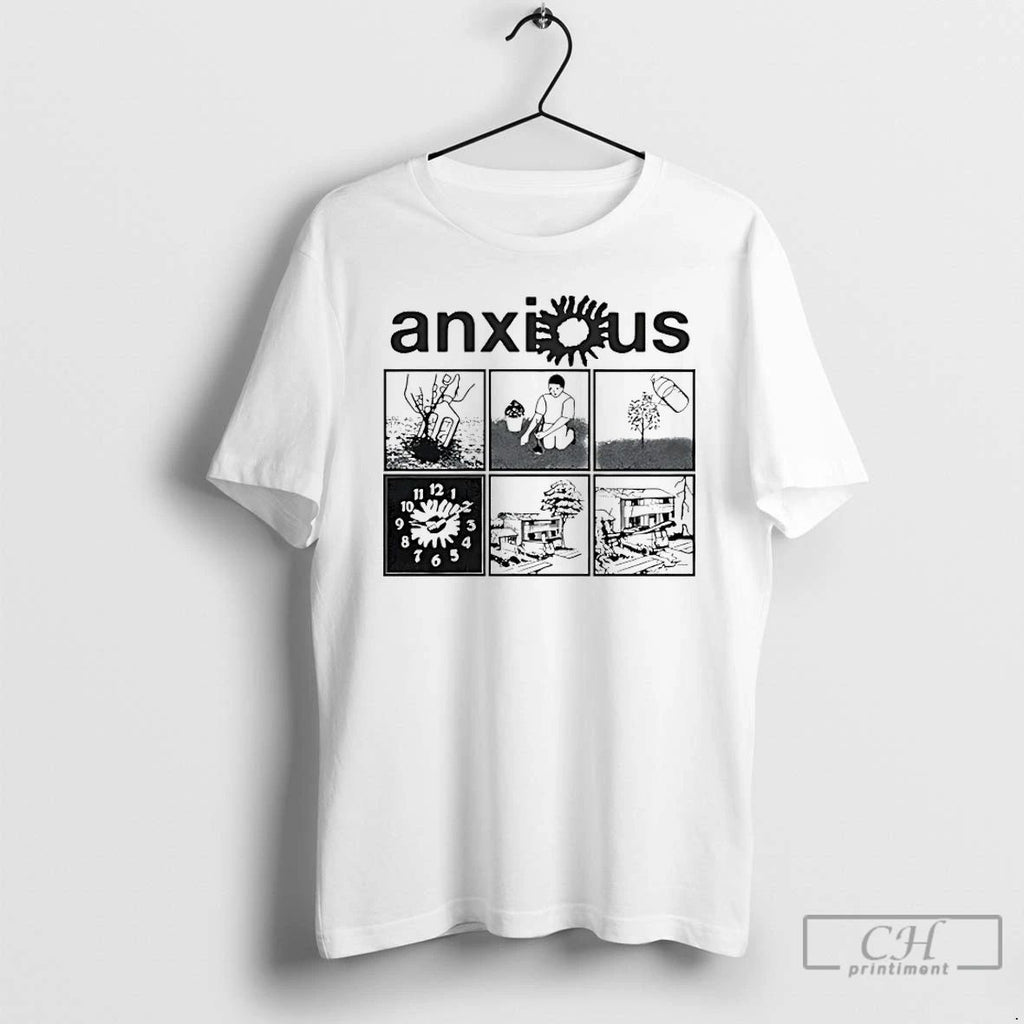 Classic Anxious Van Comic Style T Shirts Unisex