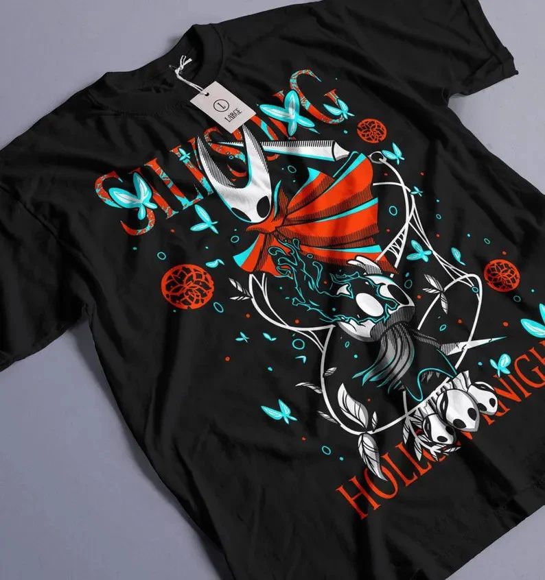 Hollow Knight Graphic Video Games Shirt - Retro Gaming Anime Unisex Unisex
